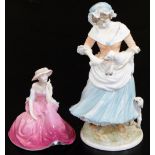 A Royal Worcester Old Country Ways Compton and Woodhouse figure The Shepherdess, limited edition no.