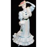 A Coalport Golden Age Compton and Woodhouse figure Beatrice At The Garden Party, limited edition no.
