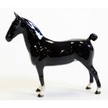 A 20thC Beswick Hackney horse Black Magic, printed marks beneath, 20cm high.