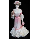 A Coalport Golden Age figure Georgina, Compton and Woodhouse limited edition no. 8072/12500, printed