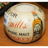 A good early 20thC Shelley late Foley Old Bushmills Pure Malt Whisky advertising match holder,