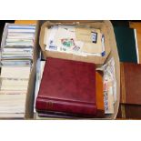Various first day covers, to include 1980's, a vacant Trident stamp album, various other vacant