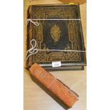 A Word of The Lord 19thC Holy Bible, with exterior clasps and a copy of Temprus Mirror 1882-1884.