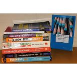 Various textbooks, Introduction To Research Methods, The Study Skills Book, Developing Management