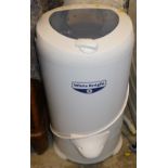 A White Knight compactum spin dryer 28009W, 65cm high.