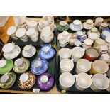 A Duchess floral pattern part service, various coffee cans and saucers, to include Italian Spode