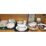 A Royal Doulton Larchmont part service, to include gravy boats on stand, serving plates, bowls,