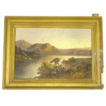 Early 20thC British School. Loch scene, oil on canvas, 40cm x 59cm.