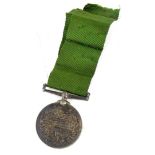 A Queen Victoria Long Service in the Volunteer Force medal, awarded to a K J Wright of the 2nd