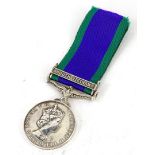 A Queen Elizabeth II Campaign Service medal for South Vietnam, awarded to 4411052 A.R. Percsi of the