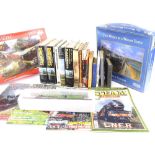 A quantity of books relating to railway, railway memorabilia, two late railway models, etc.