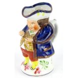 An Allertons Staffordshire pottery lustre toby jug, printed mark to underside, 24cm high.
