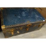 A Victor Luggage cabin trunk or suitcase.