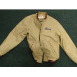 A Nickelson commemorative bomber jacket, size M.