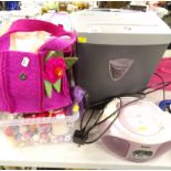 Various children's toys, to include a Shopkins Fashion Boutique, 3D puzzle, a Phillips CD sound