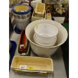 Various plant pots and planters, to include Sylvac etc. (1 tray and loose).