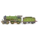 A Hornby O gauge locomotive and tender 'The Bramham Moor', E220 special, 20v electric, LNER green