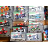 Formula souvenir die cast racing cars, cased. (25)