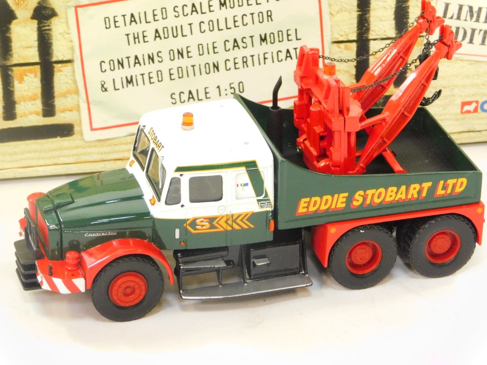 A Corgi die cast Scammell contractor wrecker, Eddie Stobart Ltd, limited edition, scale 1:50, - Image 2 of 6