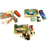 Three LEGO motor car sets, comprising Cadillac 390., Renault 391., and Rolls Royce 395, boxed.