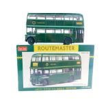 A Sun Star die cast model of an RMC1496-496C LT green Routemaster coach, limited edition, scale 1: