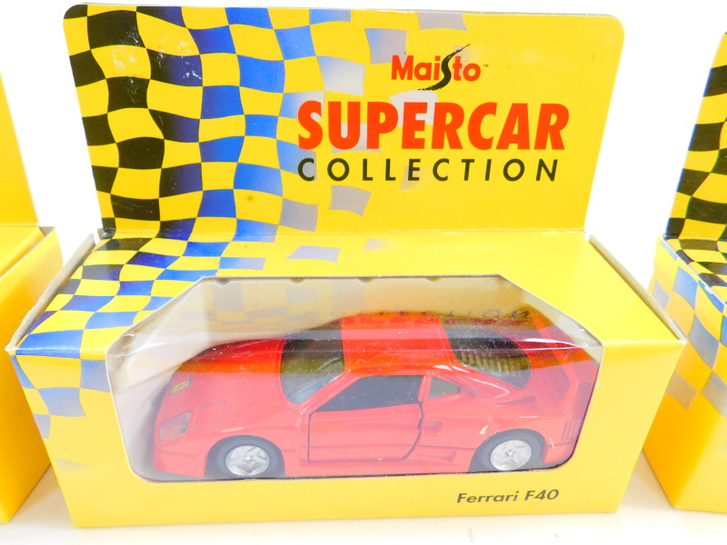 Maisto die cast Super Car and Sports Car Collection vehicles, boxed, including a Corvette ZR1, - Image 3 of 15