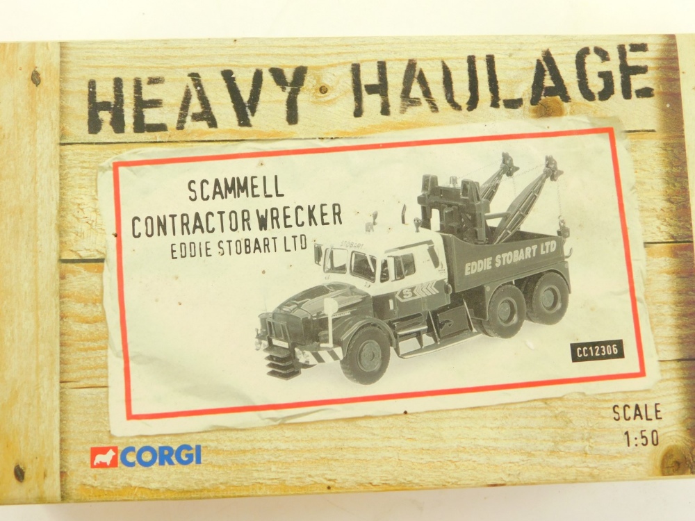 A Corgi die cast Scammell contractor wrecker, Eddie Stobart Ltd, limited edition, scale 1:50, - Image 4 of 6