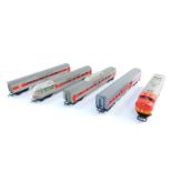 A Hornby R55-HSD Class HX7 Trans Australian diesel locomotive, red and grey livery, 4008,