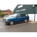 A Range Rover 2.5 DSE, registration J6 DRM, battery flat (first registered 20.8.1998), V5 present,