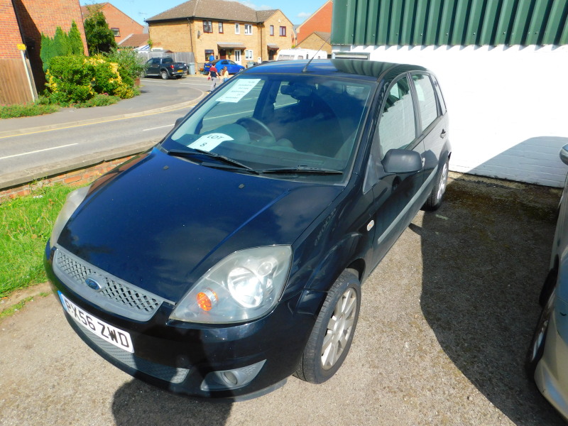 A Ford Fiesta Zetec Climate TDCI, registration PX56 ZWD, 2006, with 5 previous owners, 1.4L