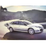 Six Renault Megane advertising posters, further poster for the Renault Laguna GT, two Renault
