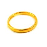A 22ct gold wedding band, size N, 3.5g.