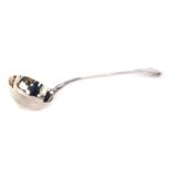 A William IV silver Kings pattern soup ladle, Mary Chawner, London 1837, 9.24oz.