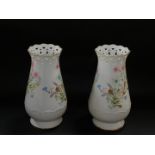 A pair of Aynsley Chantille Arrangement vases, decorated in the Wild Tudor pattern, printed mark,