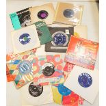 A collection of 1960's and 1970's 45rpm singles, and some later records, various artists. (4 boxes)