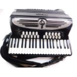 A Giulietti Continental Classic bass accordion, 120 bass and 61 chromatic buttons, free Bassetti