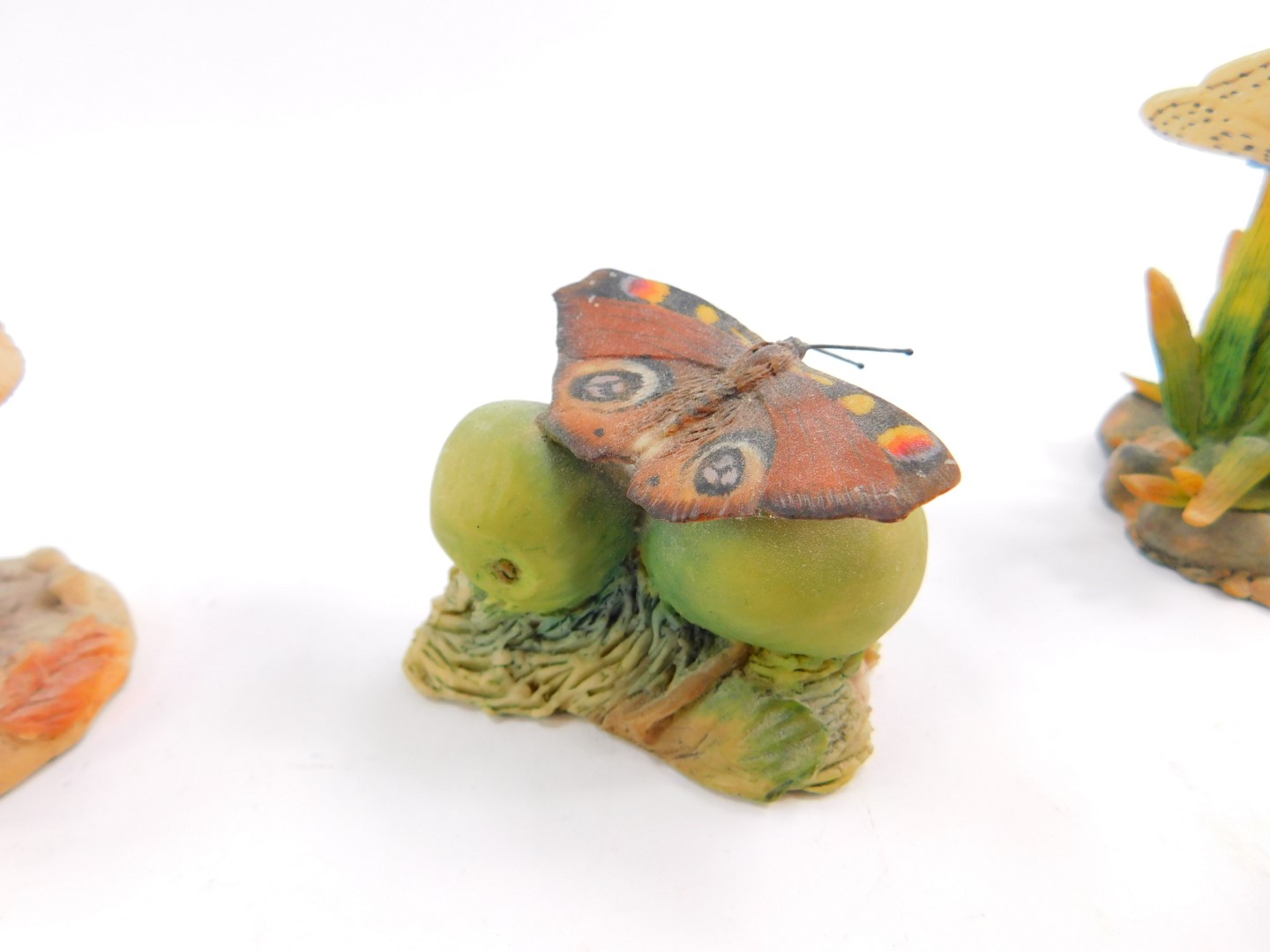 Five Border Fine Arts sculptures of butterflies, by Ayres and others, bears labels. - Image 2 of 4