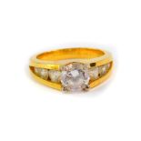 A Tru Diamonds The Dazzler Ring, size K/L.