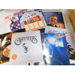 A collection of LP records and eight Top Hits 33rpm records, Eurovision, jazz, Cliff Richard,