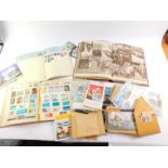 Philately. GV - EII, mint commemoratives and definitives, European and World stamps, in one Sudo