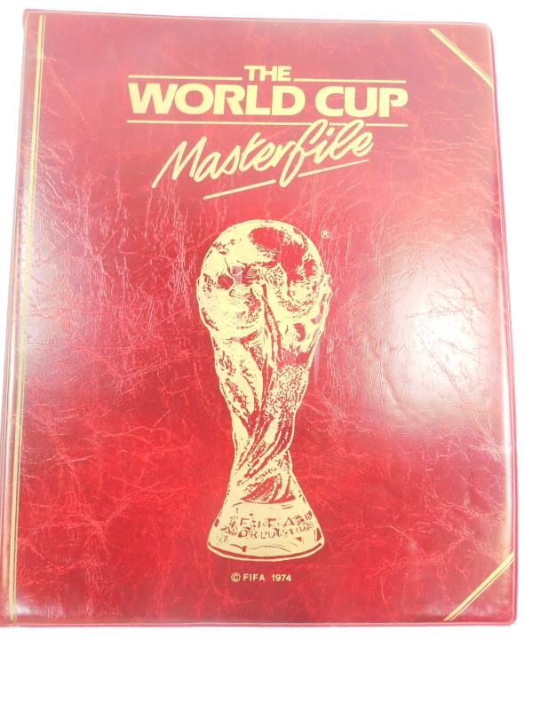 Philately. The World Cup Master File, FIFA 1974, and further mint stamps, for World Cups, 1966,