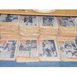 Melody Maker newspaper, 1960's and 70's, printed by QB Ltd, Colchester. (a quantity)
