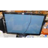 A Panasonic 42" flat screen colour television, model number TS-P42S30B, with remote.