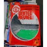 Manchester United football programmes, chiefly 1960's and 70's, 1960's Football Monthly, including