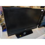 A JVC 26" colour television, model LT-26DY8ZJ, lacking remote.