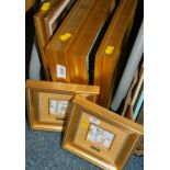 Six gilt framed oil paintings and oleographs.