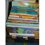 Childrens books and annuals, including Blue Peter, Star Trek and The Beano. (1 box)