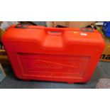 A Ninco red plastic model car case.