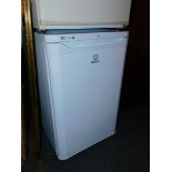 An Indesit A+ Class under counter fridge, model no TLAA10.