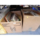 LP records, gramophone records and tapes, mainly classical and easy listening (2 boxes).